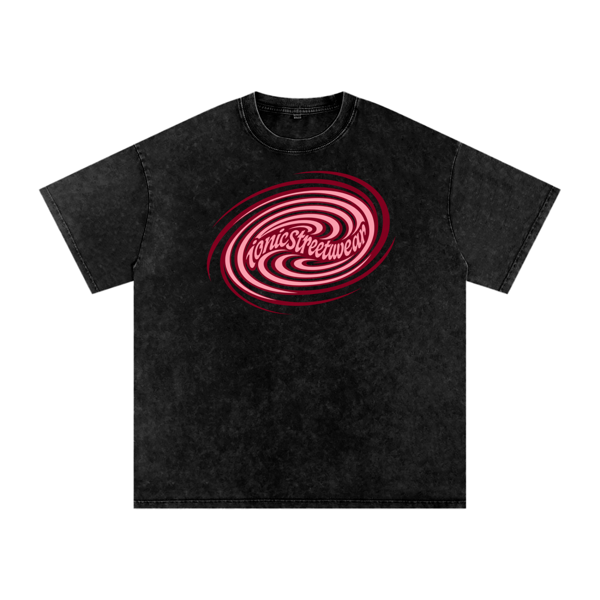 IONIC Oxblood Orbit Tee · Black · 6