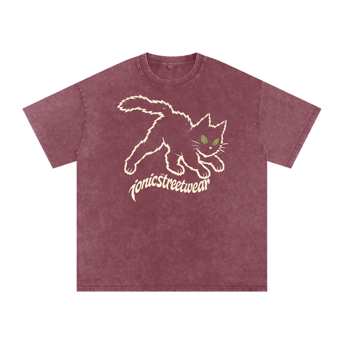 IONIC Alley Cat Tee · Red · 6