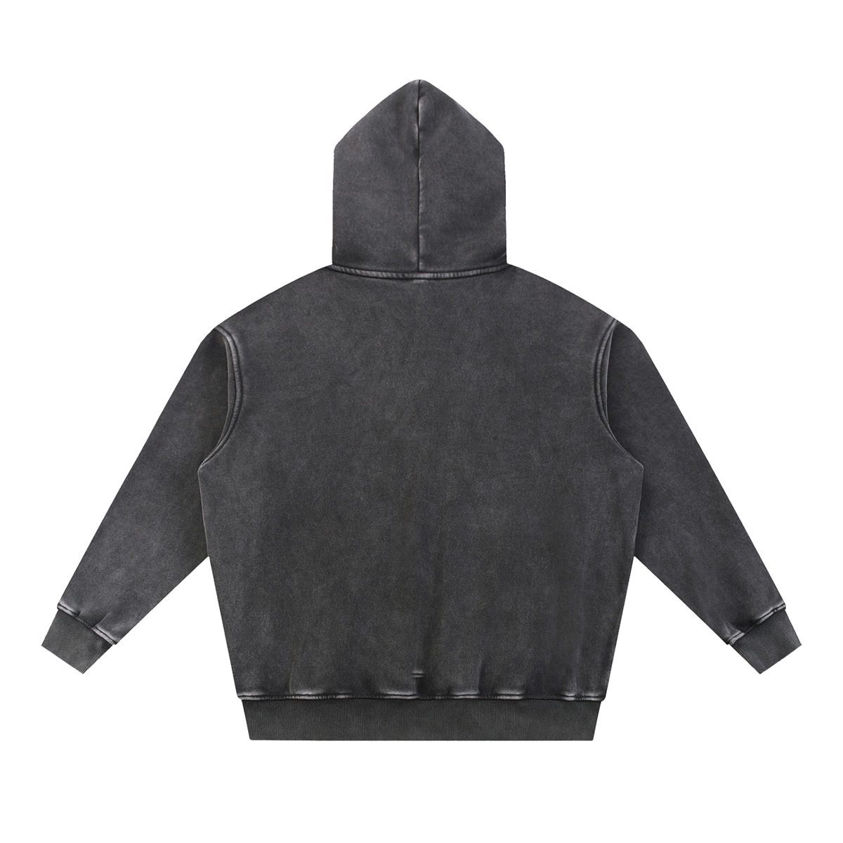 IONIC Oxblood Script Hoodie · Black · 7