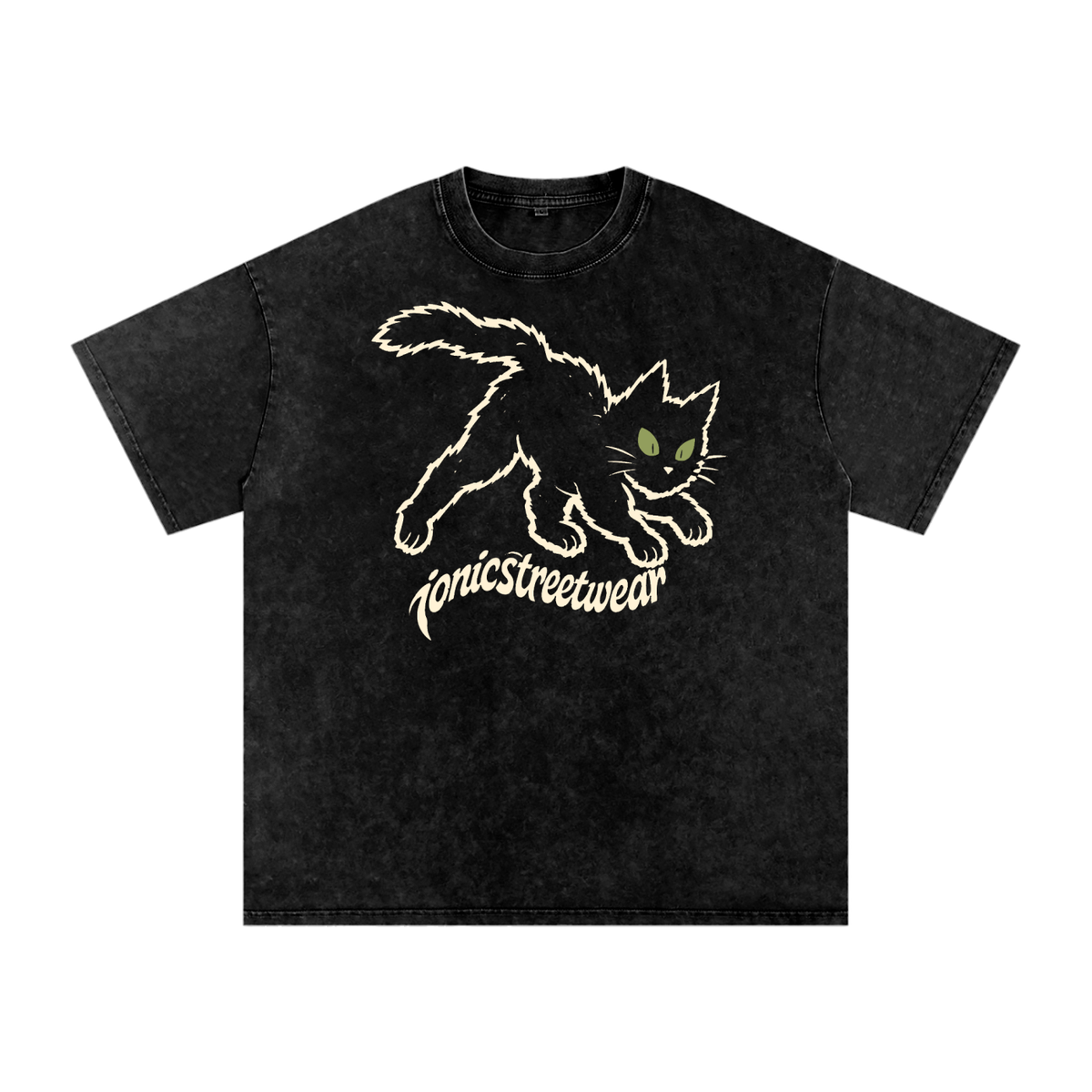 IONIC Alley Cat Tee · Black · 6