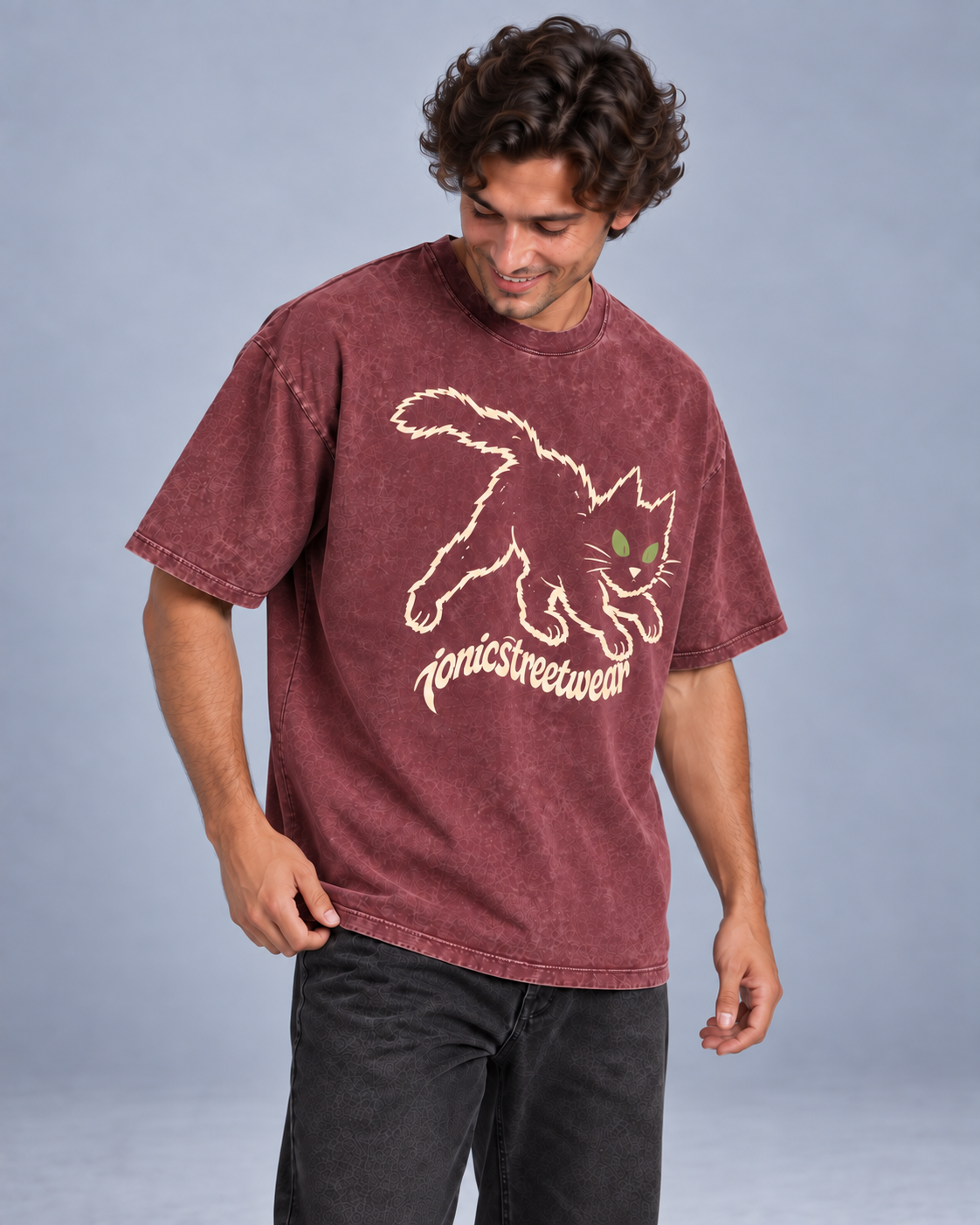 IONIC Alley Cat Tee · Red · 2