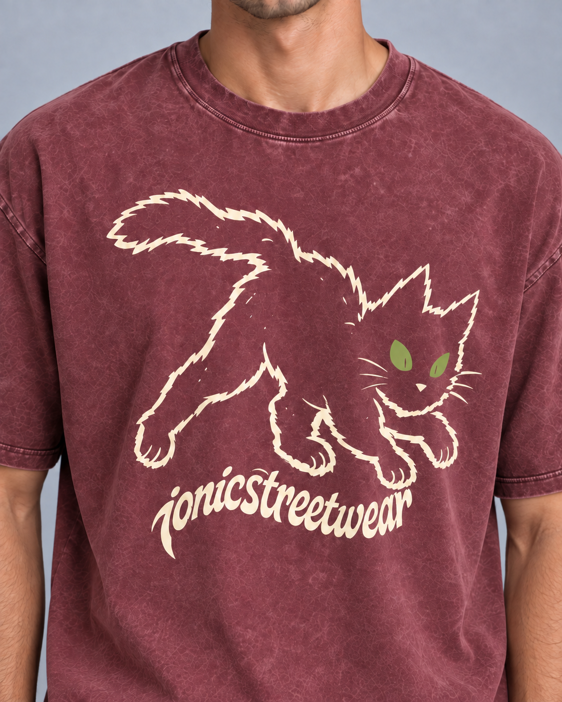 IONIC Alley Cat Tee · Red · 4