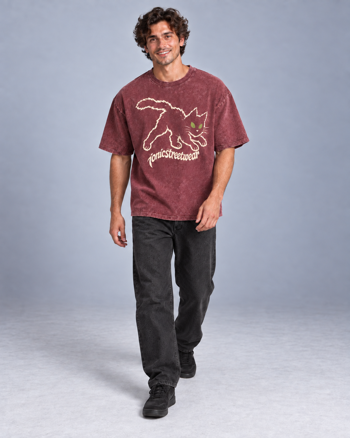 IONIC Alley Cat Tee · Red · 5