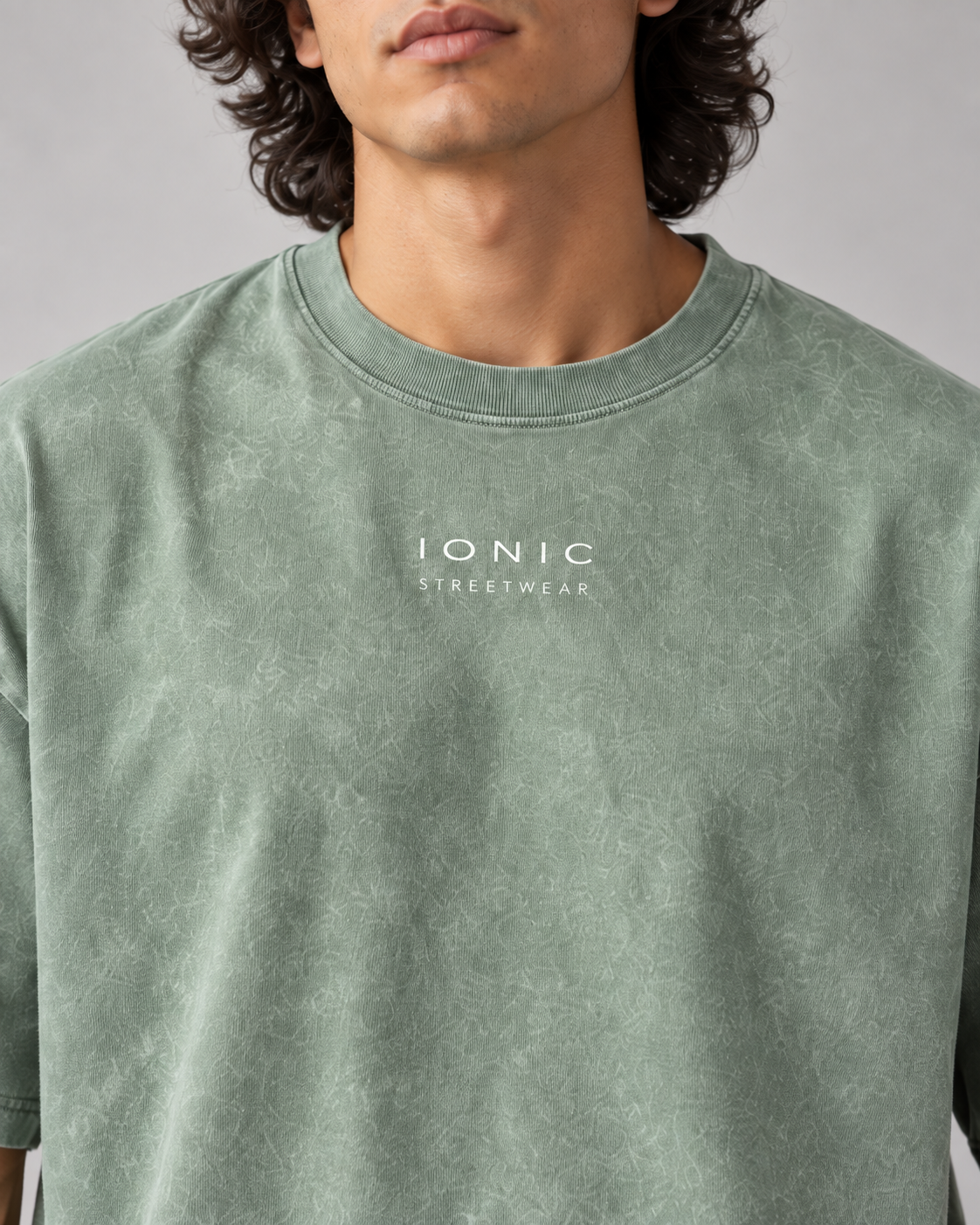 IONIC Column Wash Tee · Bohnengrün · 4