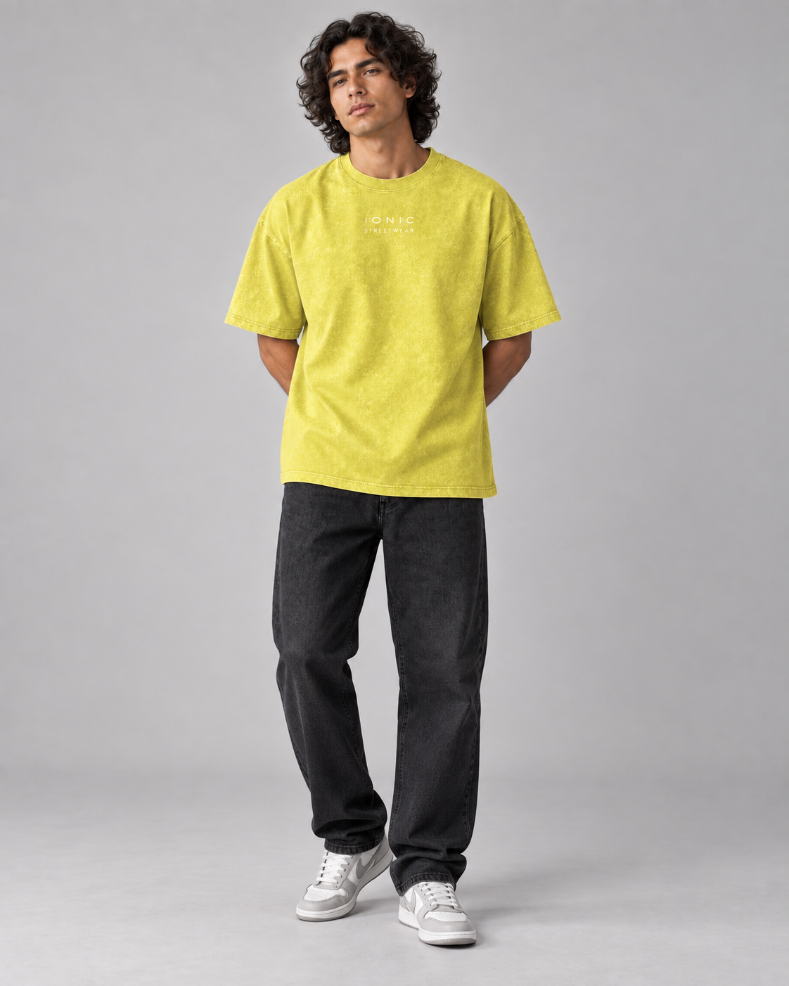 IONIC Column Wash Tee · Olive Yellow · 5