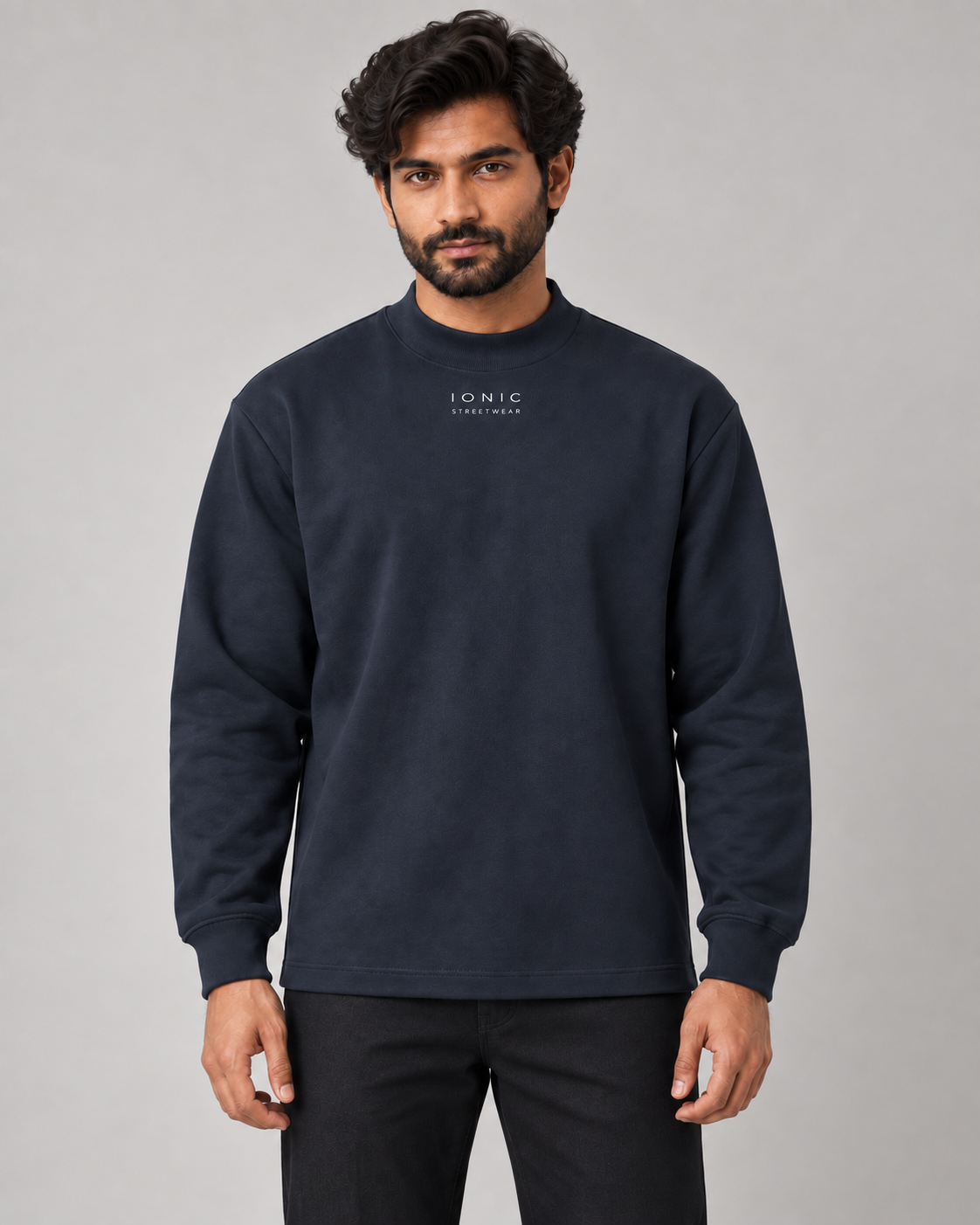 IONIC Mock Neck 330 · Royal Blue · 1