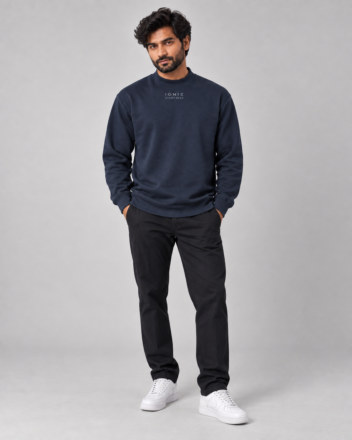 IONIC Mock Neck 330 · Royal Blue · 5