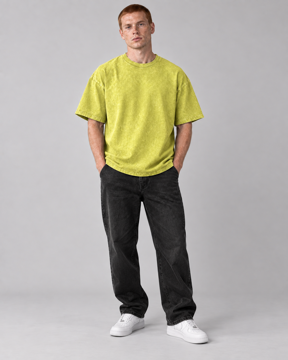 IONIC Spiral Wash Tee · Olive Yellow · 5