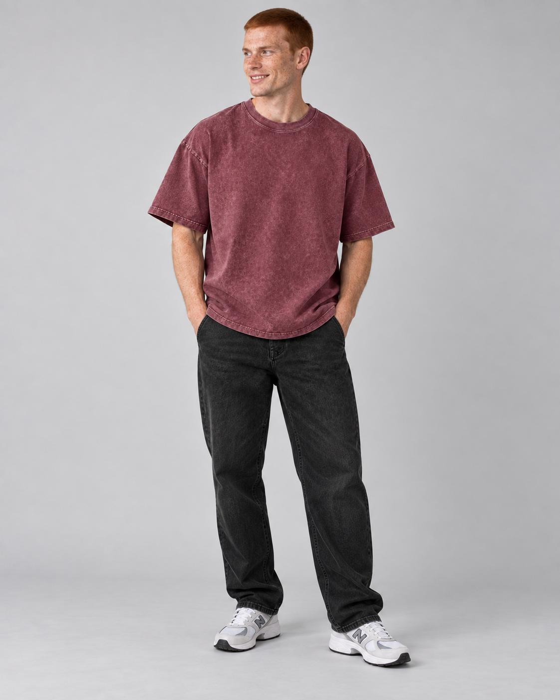 IONIC Spiral Wash Tee · Red · 5